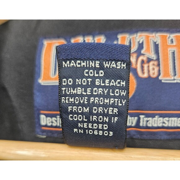 DULUTH TRADING Canvas Work Vest Men's Large Goose Down Insulated Utility Rugged - Picture 10 of 10